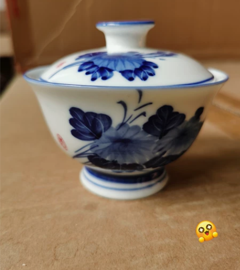 全新老潮州二才盖碗，十几年前的库存了，老潮...