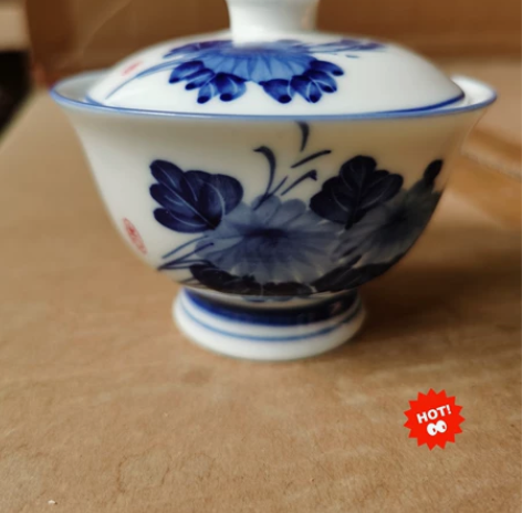 全新老潮州二才盖碗，十几年前的库存了，老潮...