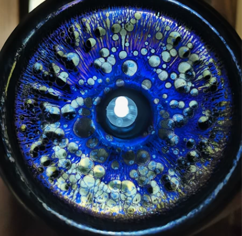 建盏非遗传承人之国陶大师全祖福曜变建盏，尊...