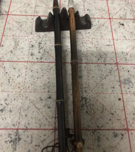 全新正品高档紫竹狼毫毛笔，狼羊兼毫毛笔，真...