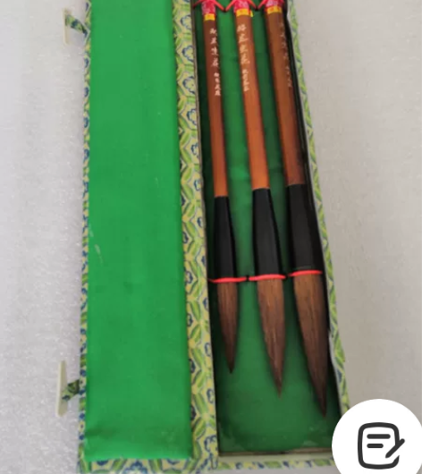 湖笔生花，龙凤牌，抚东笔庄。纯动物毛，手工...