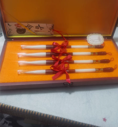 善琏湖笔，加健羊毫套装，盒子木盒加外包装 ...