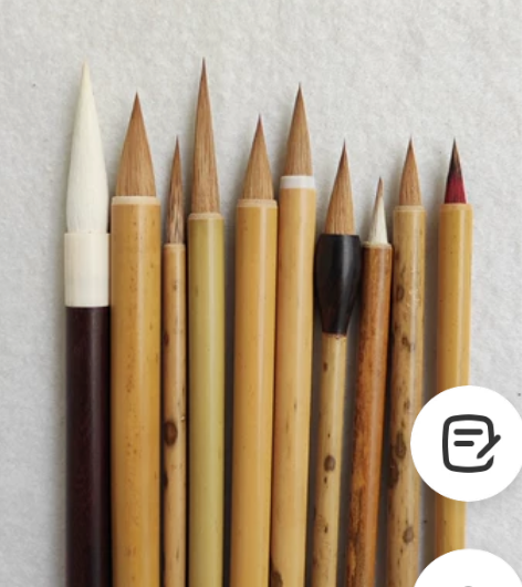 闲置 纯狼毫 纯羊毫10支，有需要的打包发...