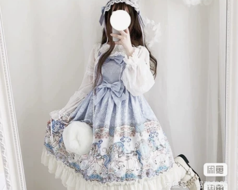 厂原Lolita 旋转少女 裙子 内搭长袖...