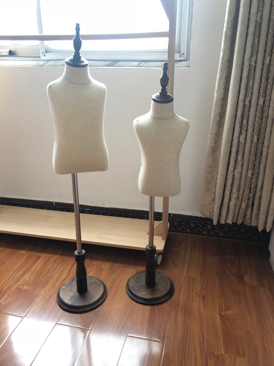 儿童包布模特道具衣模半身橱窗展示童装高档拍...