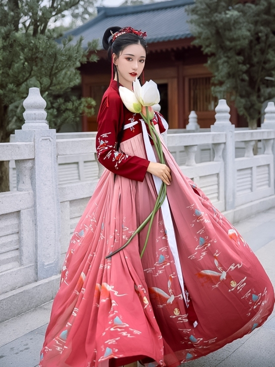 【主出次换】艺缕汉服 六米印花绣花汉服