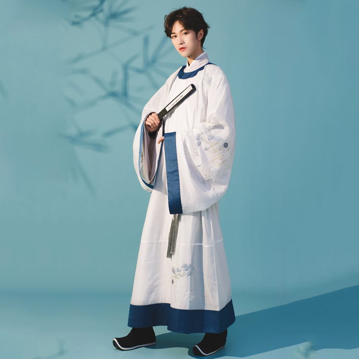 【流烟昔泠-移星】原创传统CP汉服刺绣花宋...