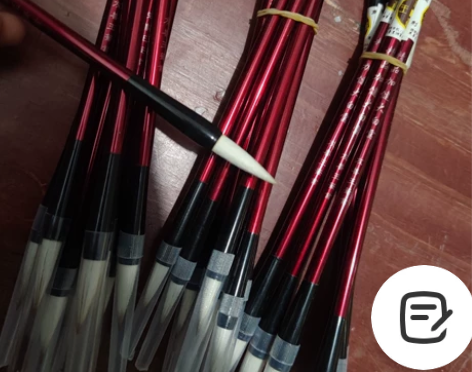 精品加健白云毛笔，剩余一些优质的黑尖白云笔...