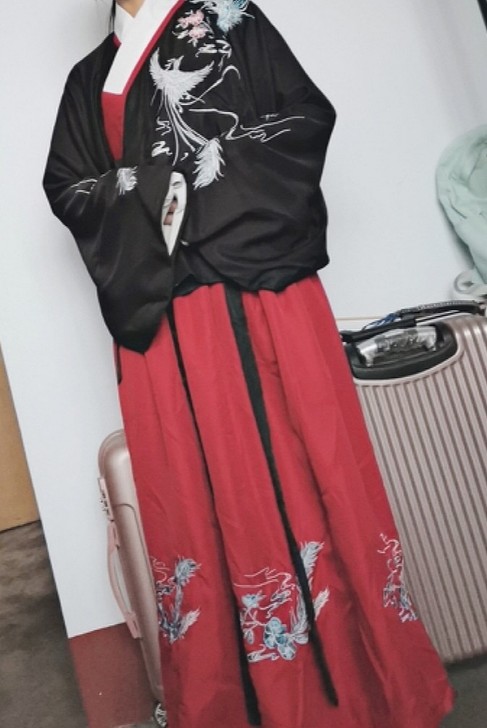 一套汉服袄裙 正 有吊牌 全新