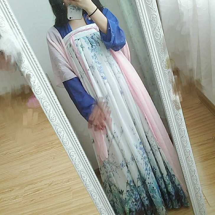 华姿仪赏汉服齐胸非福袋款，借重回汉唐六仙书...