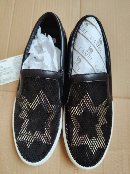 骆驼正品男士休闲鞋43码