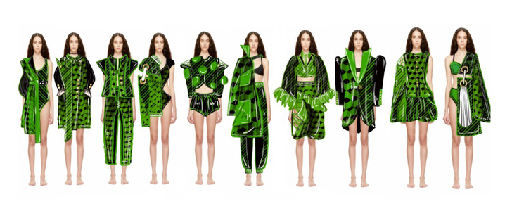 服装设计效果图款式图