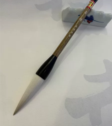 仓库遗留九十年代末（墨缘金丝楠木）长锋 笔...