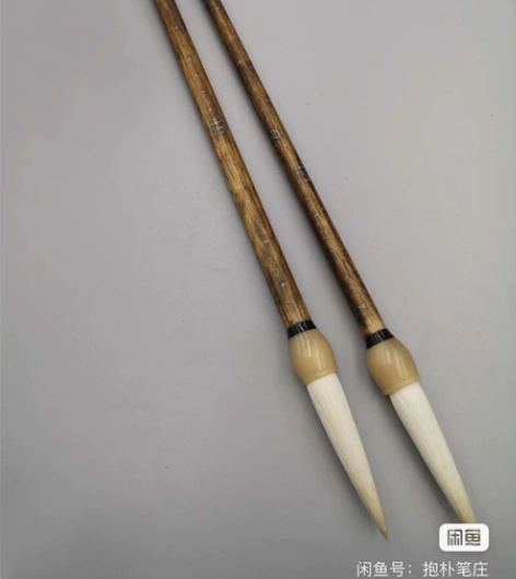 老称杆湖笔纯羊毫 笔头品质宿纯山羊毛选料，...