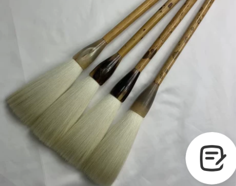 极品湖笔纯羊毫细嫩光锋齐头笔[玫瑰] 出峰...