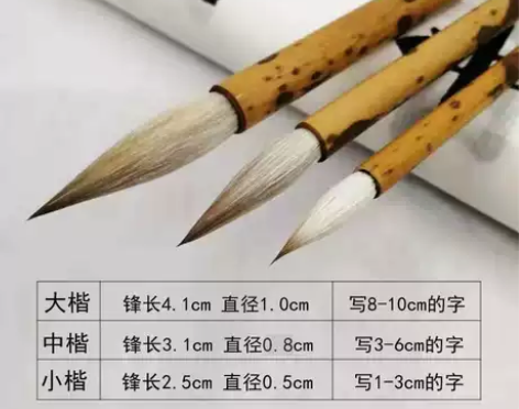 热卖草帽崔兼毫大中小楷欧楷行书