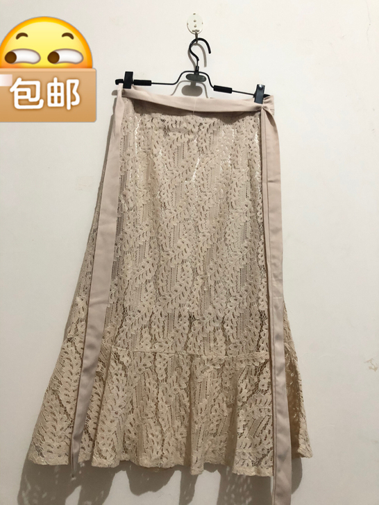 蕾丝鱼尾裙