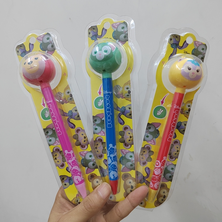 迪士尼 圆珠笔 头部可动 可解压