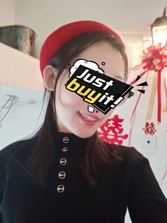 带过一次 毛呢小红帽