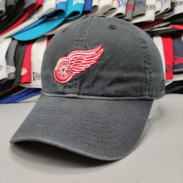 reebok NHL红翼队棒球帽子男女纯棉...