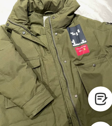 zll女装军绿色保暖冬季棉服宽松短款 衣服...