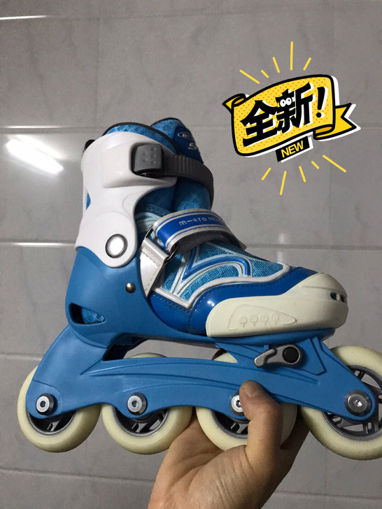 米高906溜冰鞋。蓝色27-30