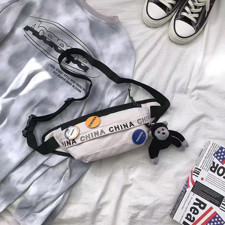 胸包男士斜挎包男潮牌挎包新款ins潮腰包单...
