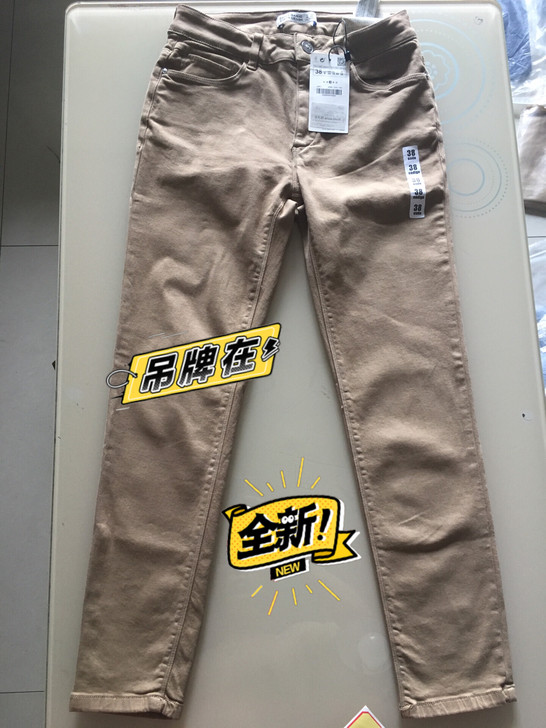 ZARA全新休闲裤小脚女铅笔裤有弹力保真，...