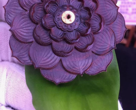 BLH一09*海黄糠梨新料莲花香插 海南海...