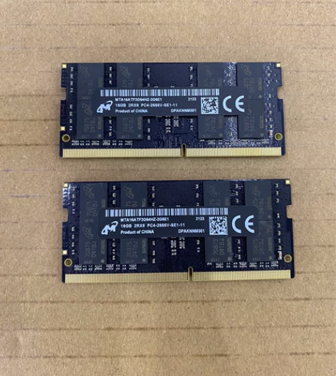 镁光16g×2＝32gb 2666四代DD...