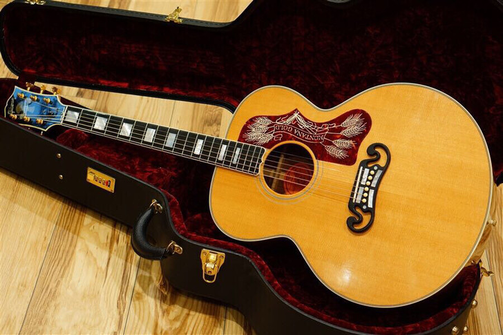 gibson sj200 黄金稻草 koa
