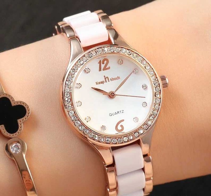 【商场倒闭】名牌陶瓷石英表,镶钻陶瓷手表 ...