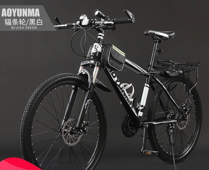 山地车自行车越野男女成人轻便公路赛车碟刹变...