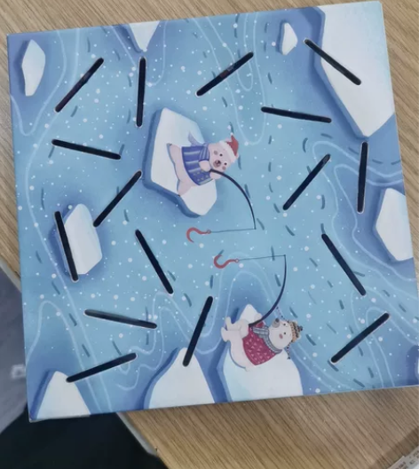 Pinwheel儿童益智桌游木玩北极熊钓鱼...