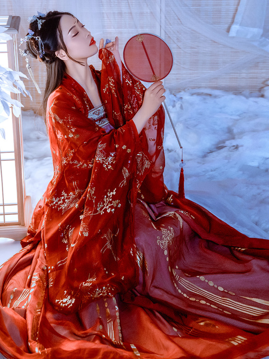 艺缕原创汉服女正品中国风齐胸襦裙套装仙气古...
