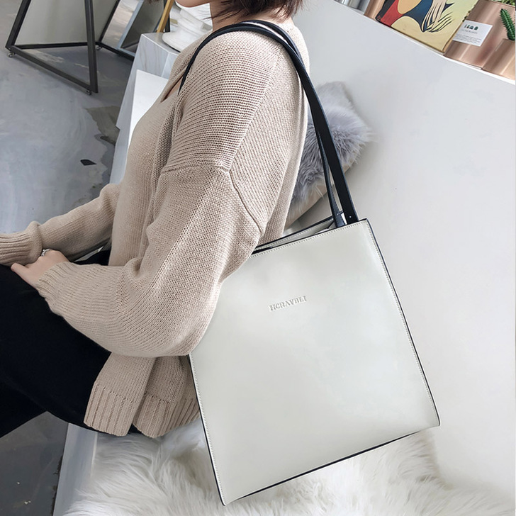 包包女2019新款时尚大容量女士托特包简约...