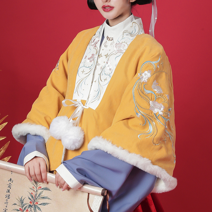 东月棠 流云兔 多色款冬装汉服汉元素女正品...