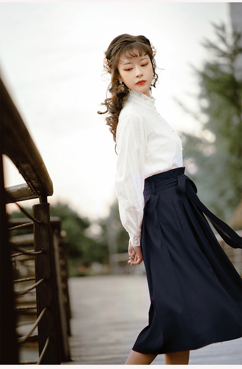 【全新没试穿】织闻原创正品绮年汉元素衬衫改...