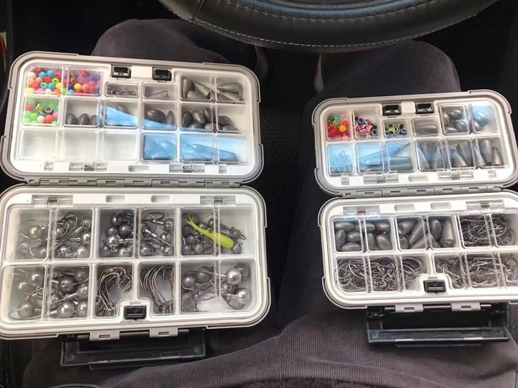 【防水】钓鱼配件盒防水路亚盒鱼钩盒零件盒工...