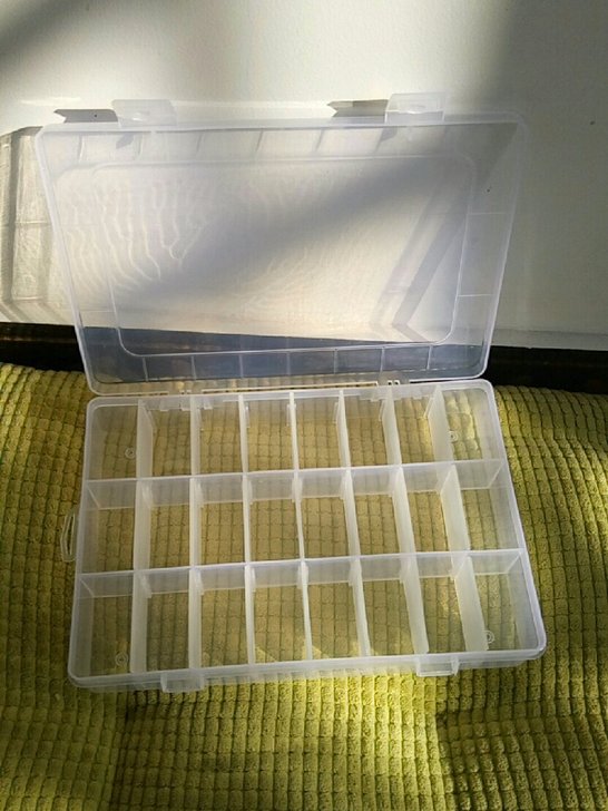 清仓透明塑料24格收纳盒玩具整理家用工具五...