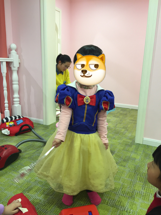 白雪公主服，非廉价版，质量超好，裙子有六层...