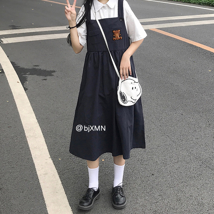 2020夏季可爱裙子仙女超仙森系日系韩版学...