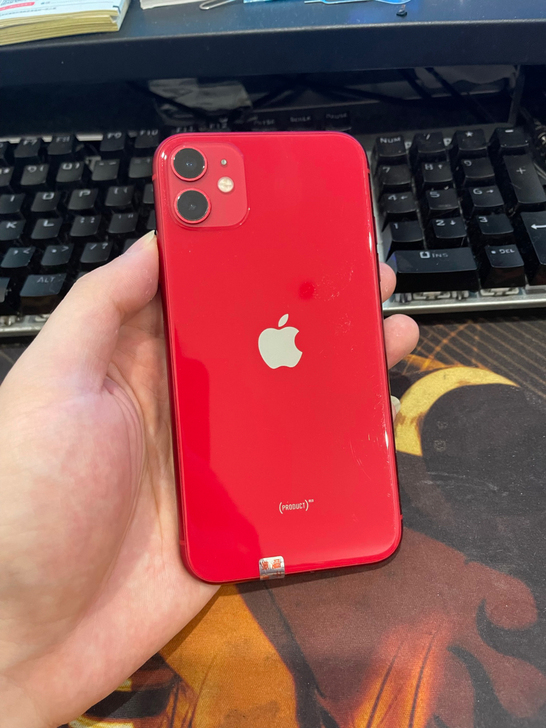 iphone11红色64G黑解无锁95新靓...