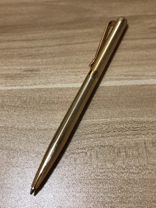 毕加索铜杆圆珠笔(蓝色0.7),旋转出芯!...
