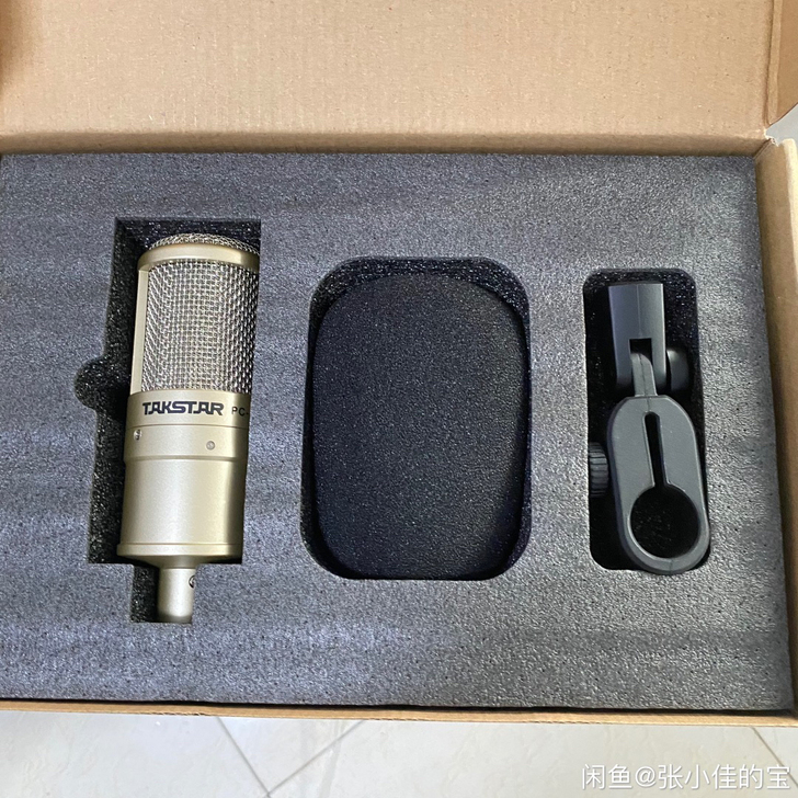 得胜PCK200电容麦克风声卡电脑手机通用...