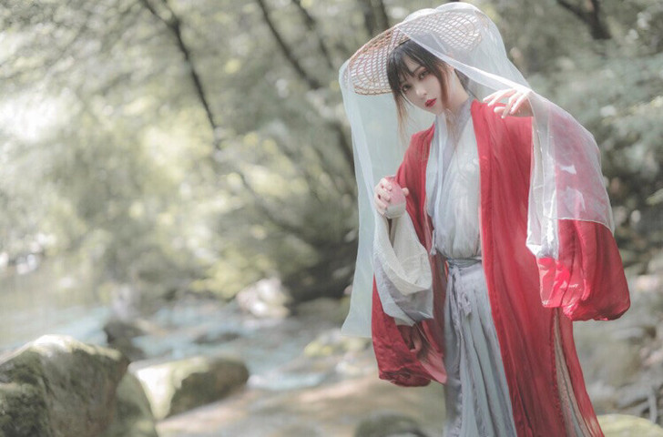 司南阁红颜汉服 交领齐腰魏晋风汉服