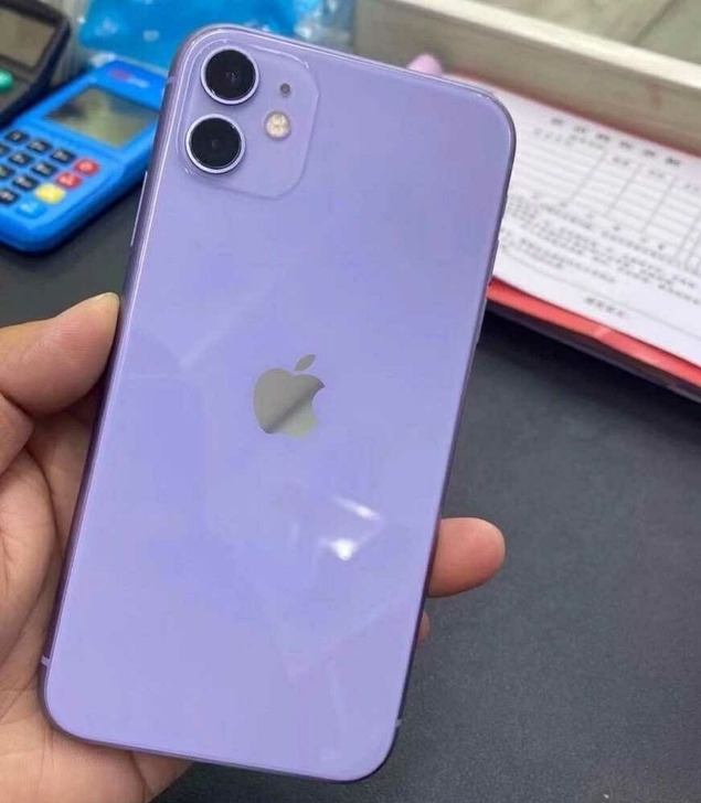苹果11 紫色  配件齐全 128G