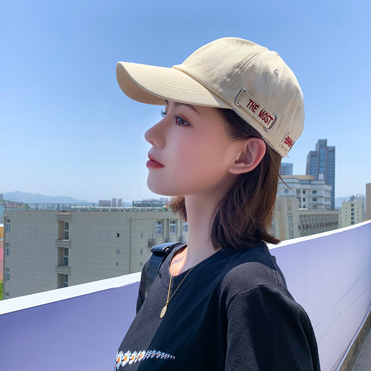 帽子女春秋新款2020网红遮阳鸭舌帽夏季防...