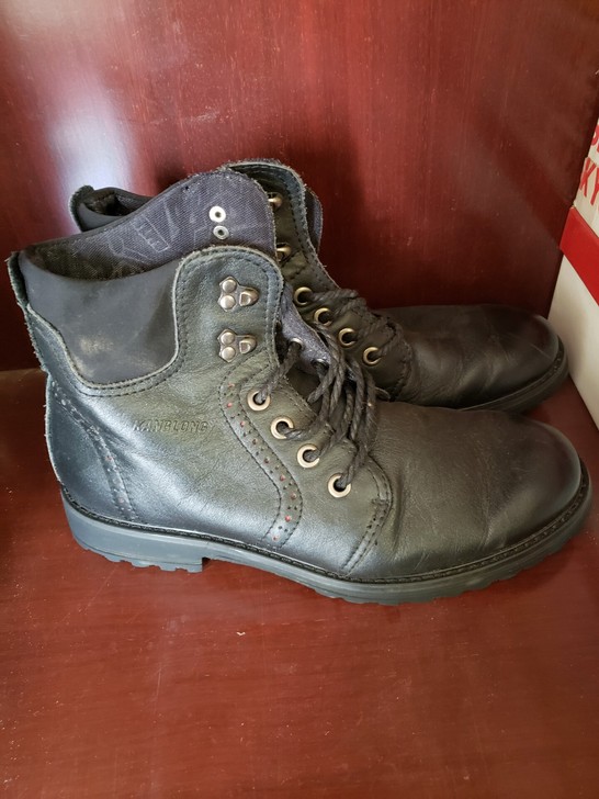 骆驼休闲皮靴男士休闲皮鞋43