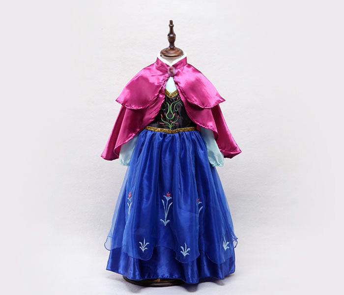 冰雪奇缘衣服六一儿童节服装女童演出服安娜礼...